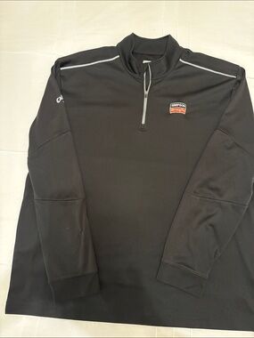 Men’s Big and Tall 1/4 Zip Pullover Size 4XL